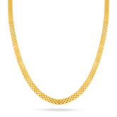 18K Gold Flat Chain - 21.75"