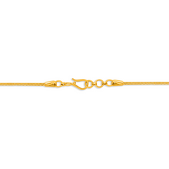 22K Gold Elegant Triangle Necklace