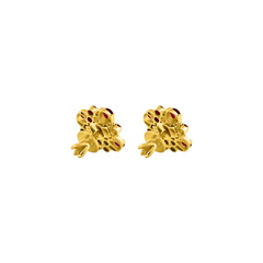 22K Gold Regal Radiance Earrings