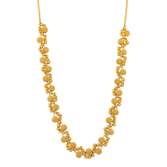 22K Gold Necklace & Earrings Set