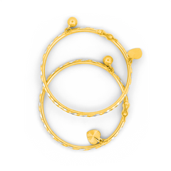 22K Gold Baby Bangle Bracelet