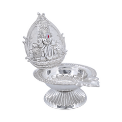 Silver Tirupati Balaji Oil Lamp