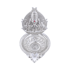 Silver Tirupati Balaji Oil Lamp