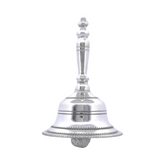 Silver Handheld Bell