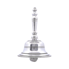 Silver Handheld Bell