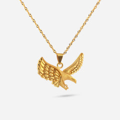 22K Gold Eagle Pendant