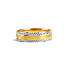 22K Gold Celeste Wedding Band