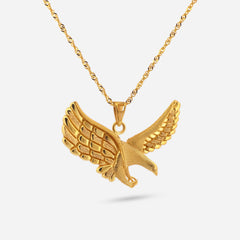 22K Gold Eagle Pendant