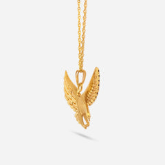22K Gold Eagle Pendant