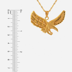 22K Gold Eagle Pendant