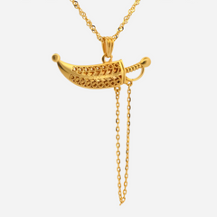 22K Gold Kirpan Pendant