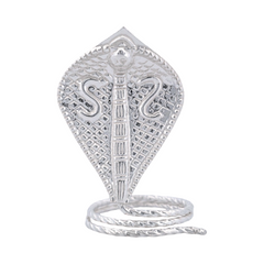Silver Naga Serpent Idol