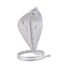 Silver Naga Serpent Idol