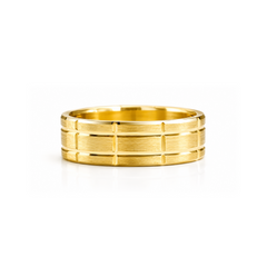 22K Gold Regent Wedding Band