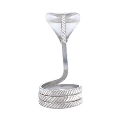 Silver Cobra Snake Idol