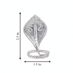 Silver Naga Serpent Idol