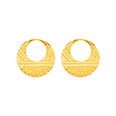 22K Gold Elegant Reversible Nattiyan Earrings