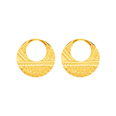 22K Gold Elegant Reversible Nattiyan Earrings