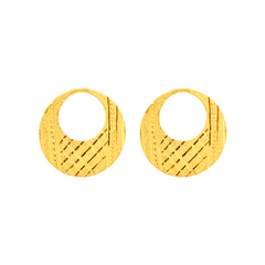 22K Gold Elegant Reversible Nattiyan Earrings