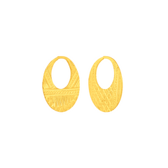 22K Gold Elegant Reversible Nattiyan Earrings