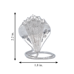 Silver Naga Serpent Idol