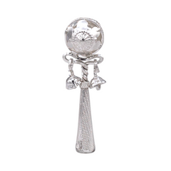Silver Baby Rattle
