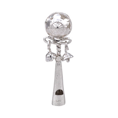 Silver Baby Rattle