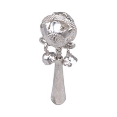 Silver Baby Rattle