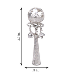Silver Baby Rattle