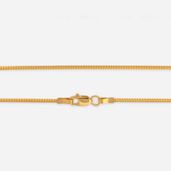 22K Gold Franco Foxtail Chain - 16"
