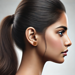 22K Gold Regal Radiance Earrings