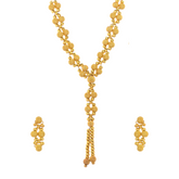 22K Gold Necklace & Earrings Set