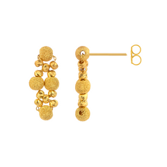 22K Gold Necklace & Earrings Set