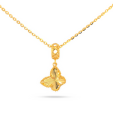 22K Gold Butterfly Pendant