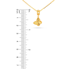 22K Gold Butterfly Pendant