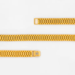 22K Gold Crown Mens Bracelet