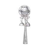 Silver Baby Rattle