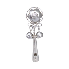 Silver Baby Rattle