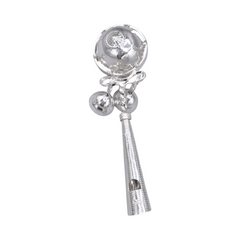 Silver Baby Rattle