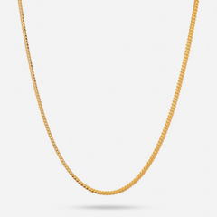 22K Gold Franco Foxtail Chain - 16"