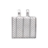 Silver Rectanglar Tabej Pendant
