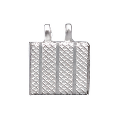 Silver Rectanglar Tabej Pendant