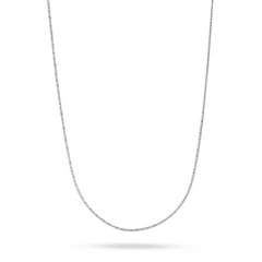 18K White Gold Snake Chain - 18"