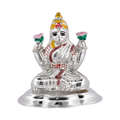 Silver Lakshmi Idol