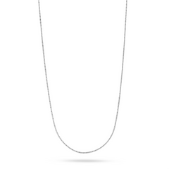18K White Gold Snake Chain - 18"