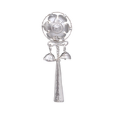 Silver Baby Toy Rattle