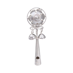 Silver Baby Toy Rattle
