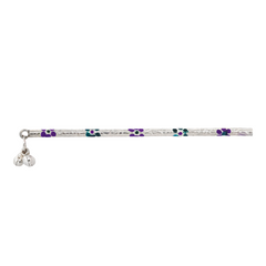 Silver Floral Flute