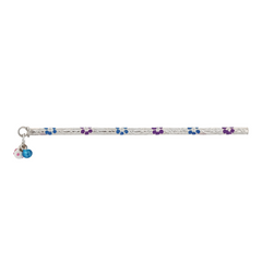 Silver Floral Flute