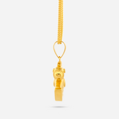 22K Gold Rocking Horse Pendant